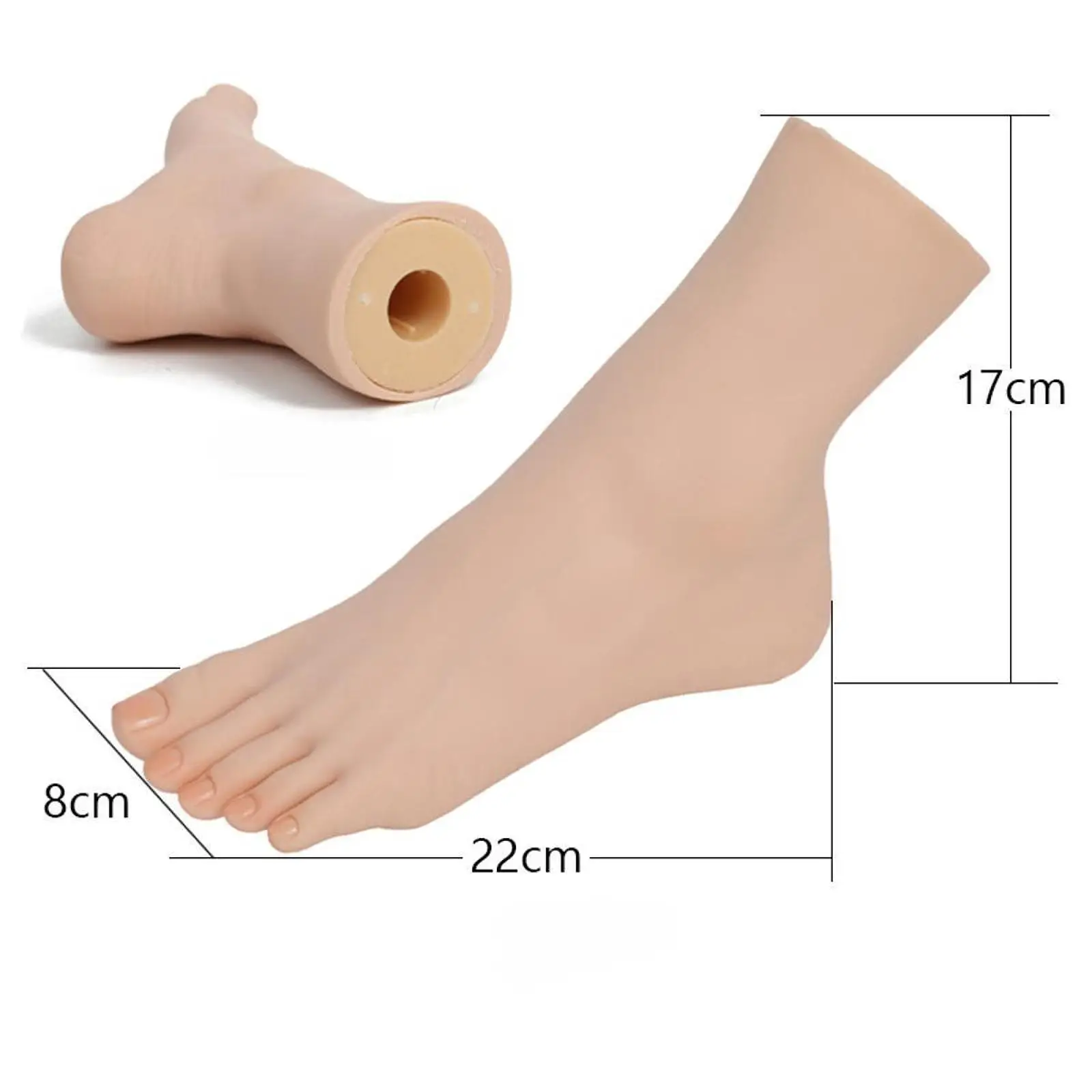 Mannequin Foot Sock Display Manikin Feet Foot Model Display for Retail Short Stocking
