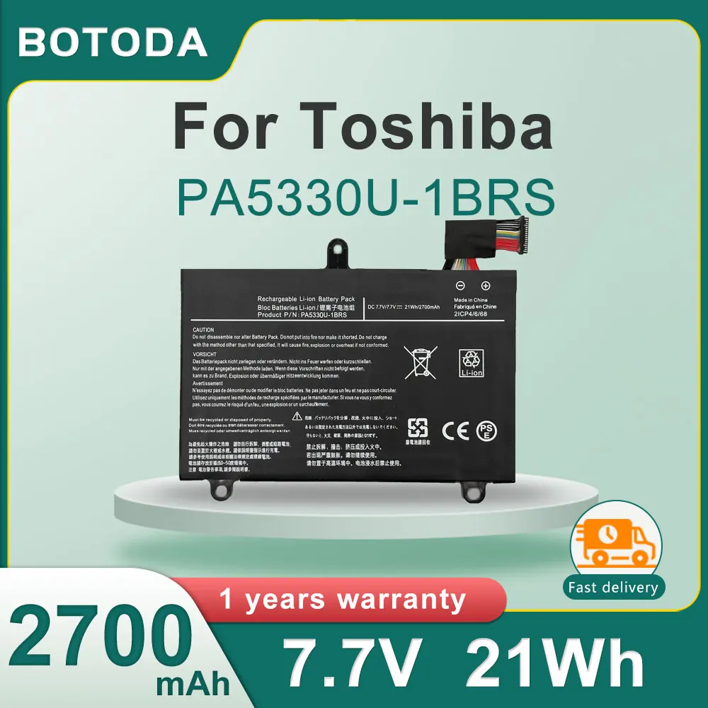 PA5330U-1BRS Laptop Battery 2ICP4/6/68  7.7V 21Wh 2700mAh For Toshiba Dynabook G83 GZ83 Series Notebook Replacement Battery