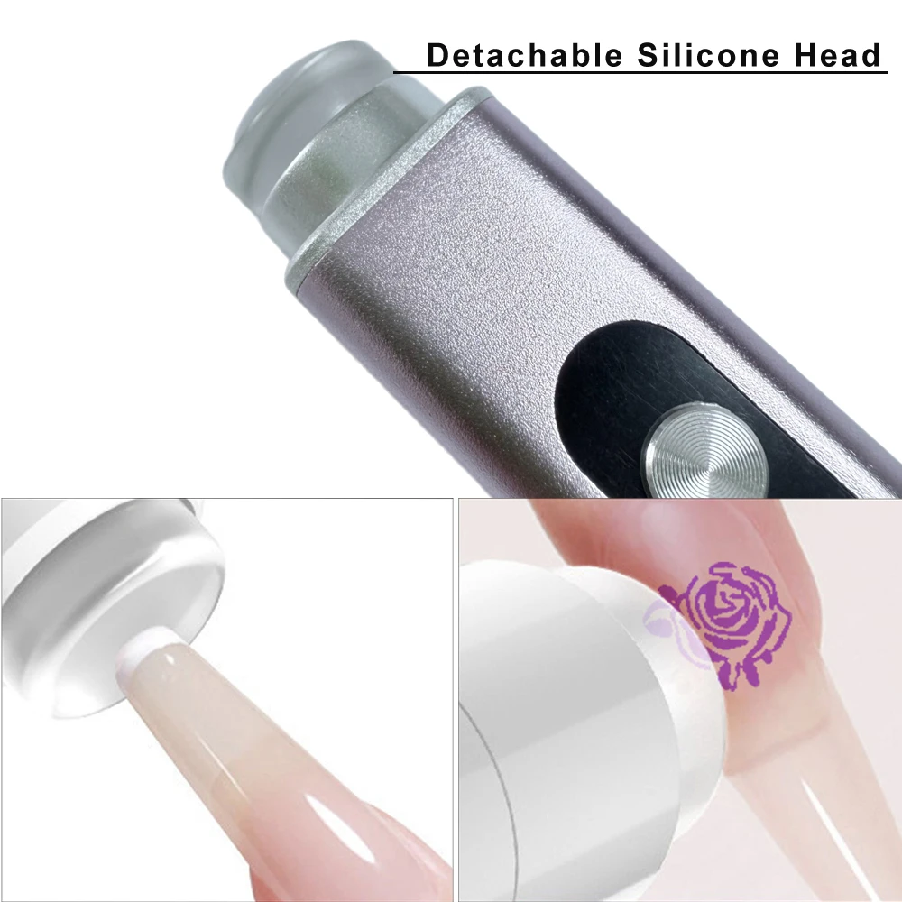 3 w 1 UV LED Lampa do paznokci Mini ręczna lampa UV do manicure Przenośna metalowa suszarka do paznokci Lampa stojąca z magnesem na paznokcie Cat Eye