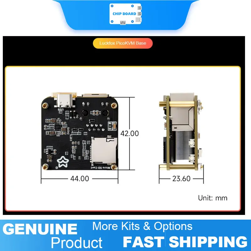 Waveshare Luckfox PicoKVM enables lightweight IP-based remote management through 1080p60 HDMI input and HID device simulation