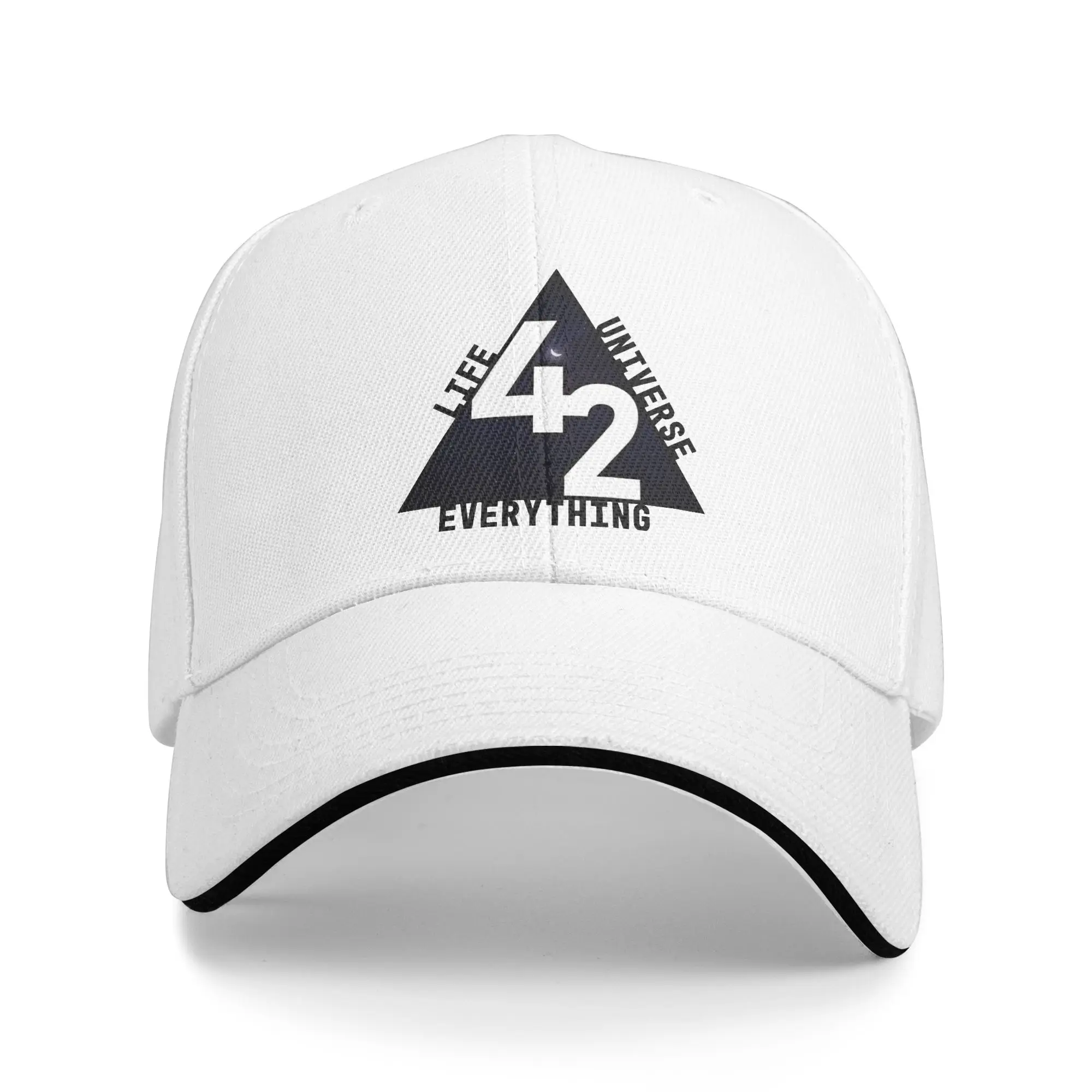 Life the Universe and Everything Baseball Caps Popular The answer is 42 Sandwich Caps for Men Women Adjustable Dad Hat Sport