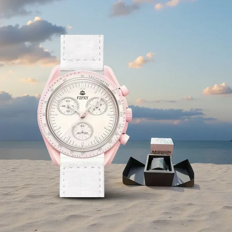 Orologi di marca originali di alta qualità per uomo Cronografo multifunzione di lusso in acciaio Orologio sportivo da uomo AAA