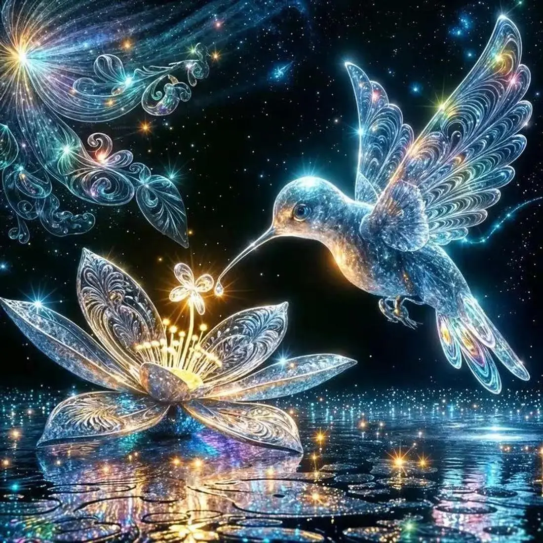 

1 шт., наборы для рисования с бриллиантами «Колибри» для взрослых, наборы для алмазной живописи «сделай сам», круглые алмазные точки для взрослых, 5D полная дрель для рисования