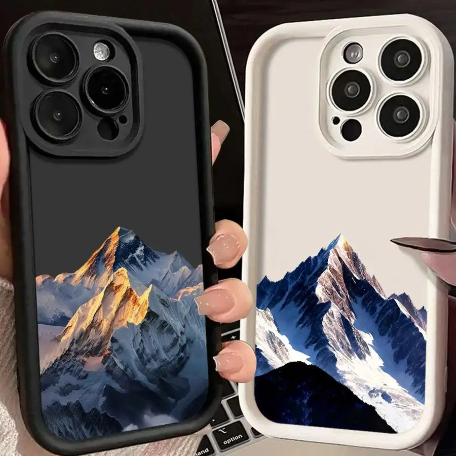 

Pink Sunset Mountain New Phone Cover Case for iPhone 17 Pro Max 12 Pro 14 Air 11 13 16 15 Plus 17Pro