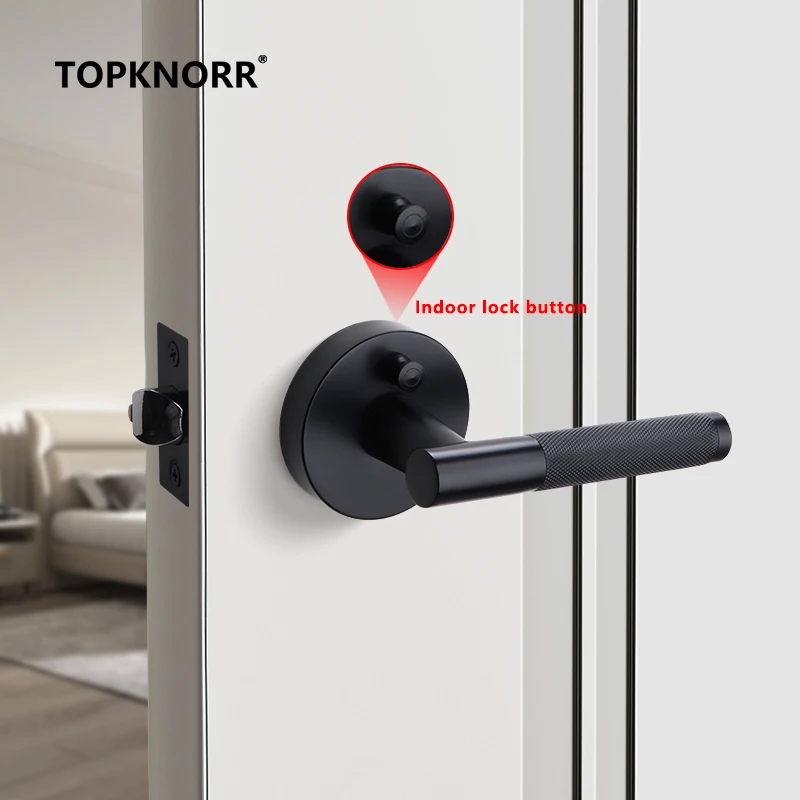 Bathroom Lock Ball Passage Lock Single Tongue Keyless Bedroom Privacy Door Lock Exterior Door Locks Handle Safe Handles Safety