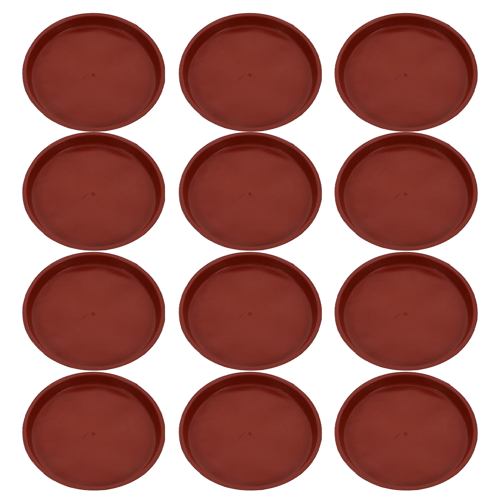 

20Pcs Plastic Flowerpot Drip Tray Red Round Non Slip Plant Pot Saucer for Balcony Garden Ceramic Basin 200Mm Plant Pots Tray