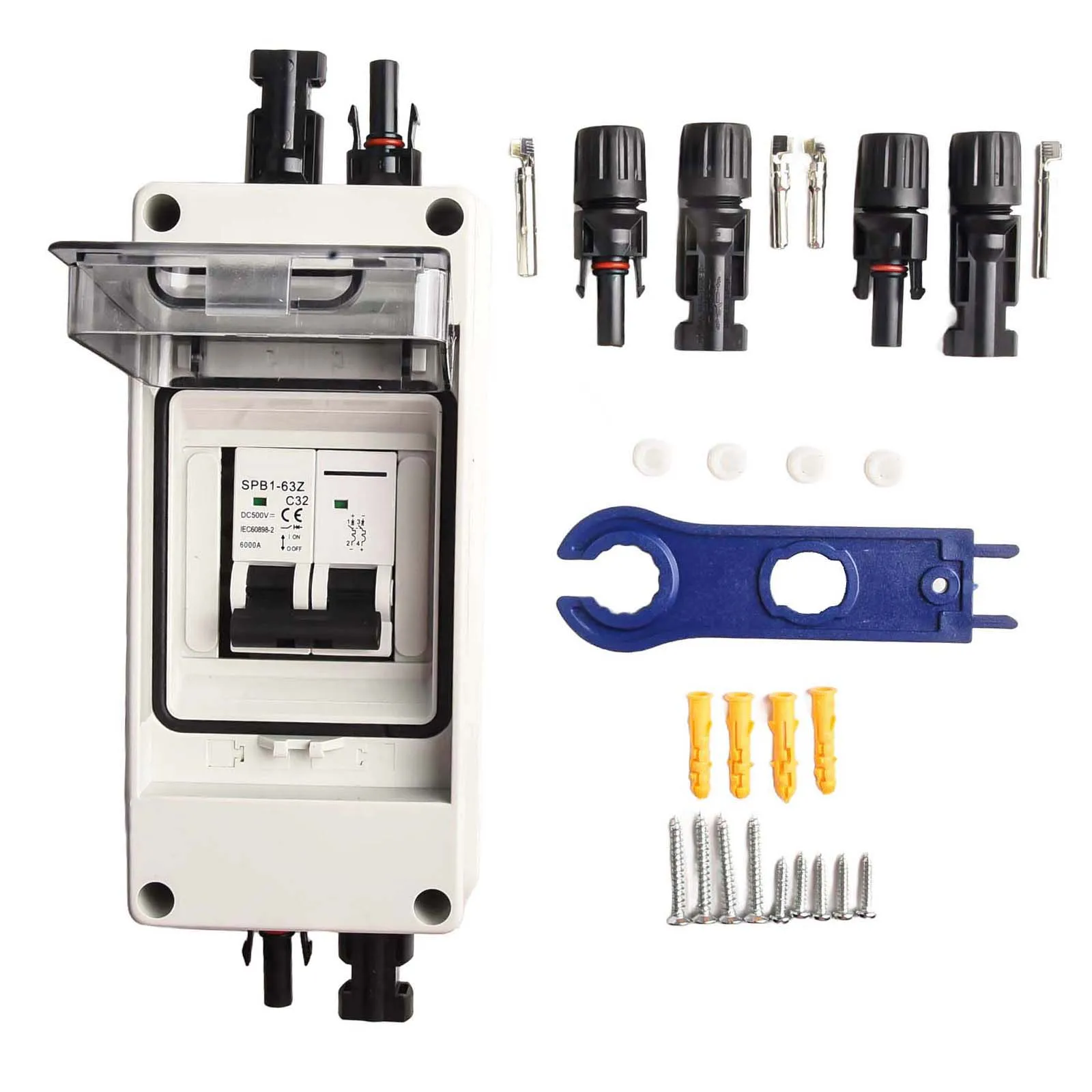 

Waterproof DC Isolator Switch 32A Circuit Breaker Suitable for Photovoltaic Solar Panels Ensure Safe Connection