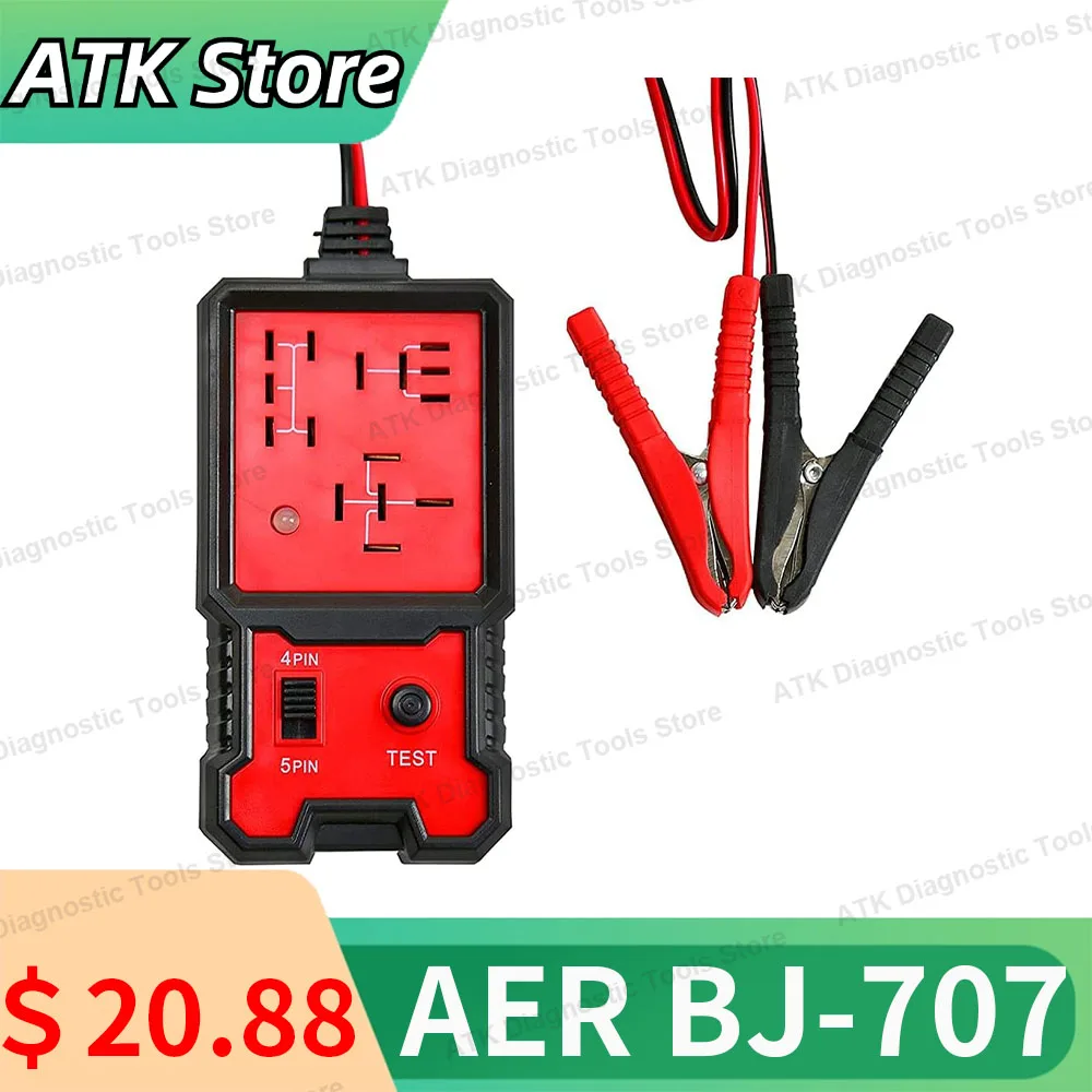 

Car Relay Tester Car Battery Checker Universal 12V Automotive Electronic Relay Tester LED Indicator Light Car Accessories