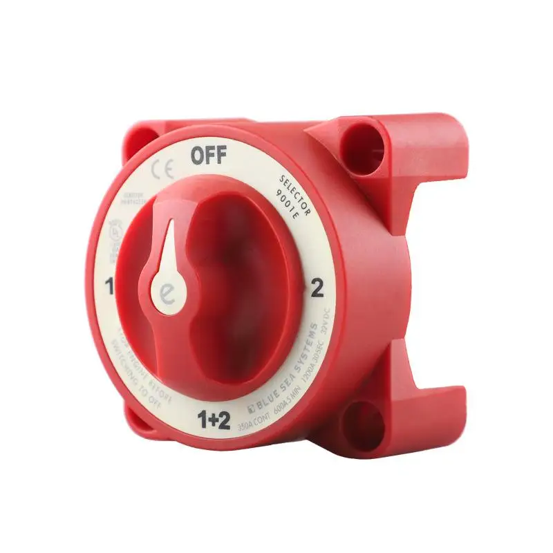1Pcs New 4 Position Battery Disconnect Switches AFD 32V 350A Luminous Isolator Disconnect Rotary Switch For Marine Boat Truck RV