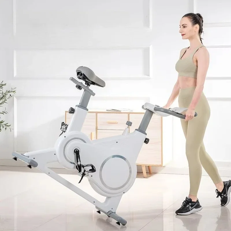 Quiet Magnetic Control Indoor Spinning Bike, Belt Drive Stationary Exercise Bike For Home Fitness Use