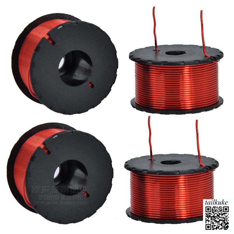 0.8mm 0.8mH-0.3mH Crossover Hollow Round Skeleton Inductor 4N Oxygen-free Copper Coil Audio HIFI Accessories