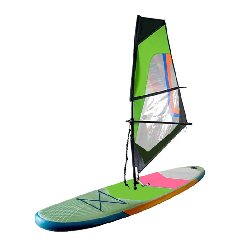 

Commercial Grade Inflatable SUP Stand Up Sailboat Windsurfing Paddle Surf Board