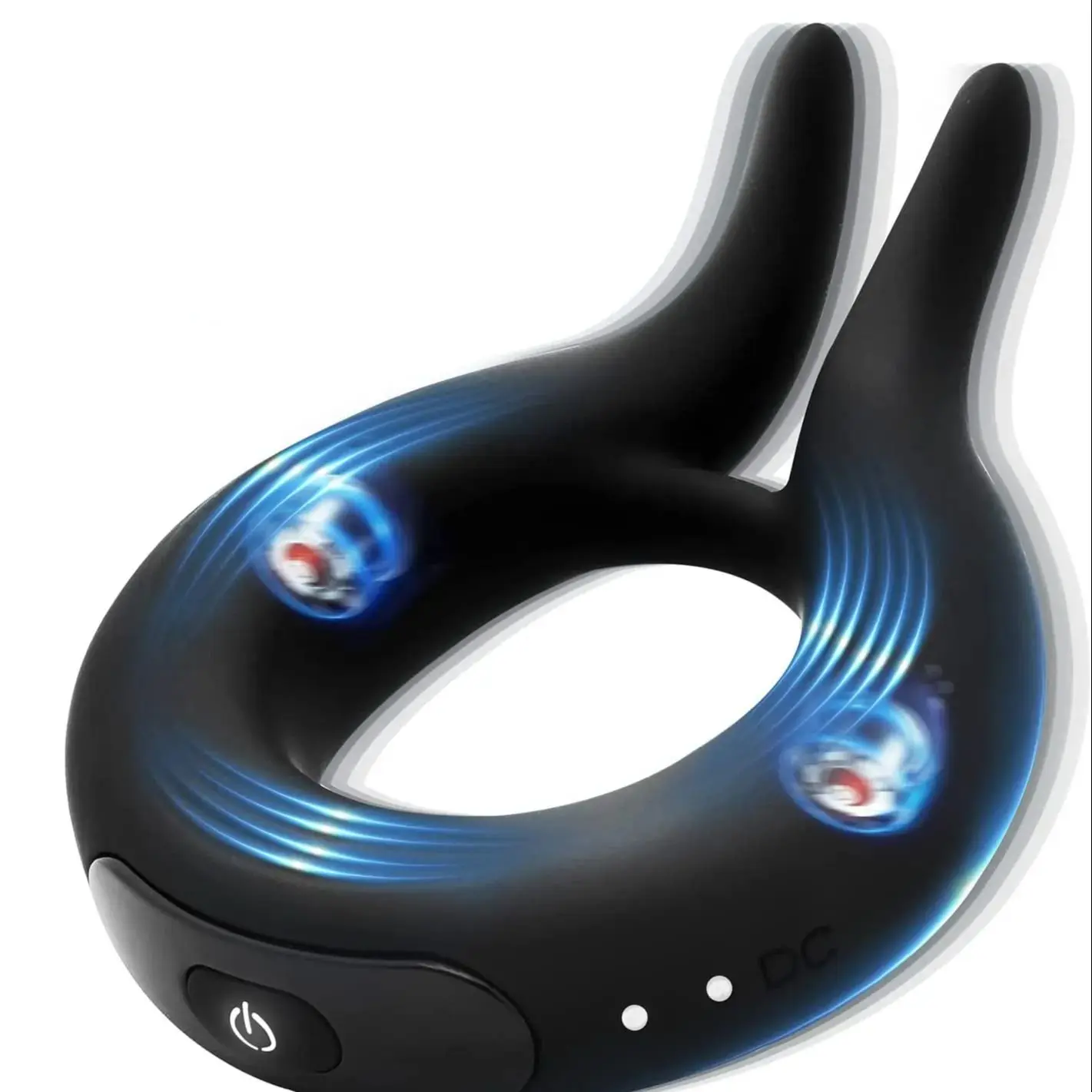 Silikon-Penisring-Vibrator, 10 Vibrationen, Hoden, Klitoris-Stimulation für Männer, verzögerte Ejakulation, sexy Waren für Erwachsene