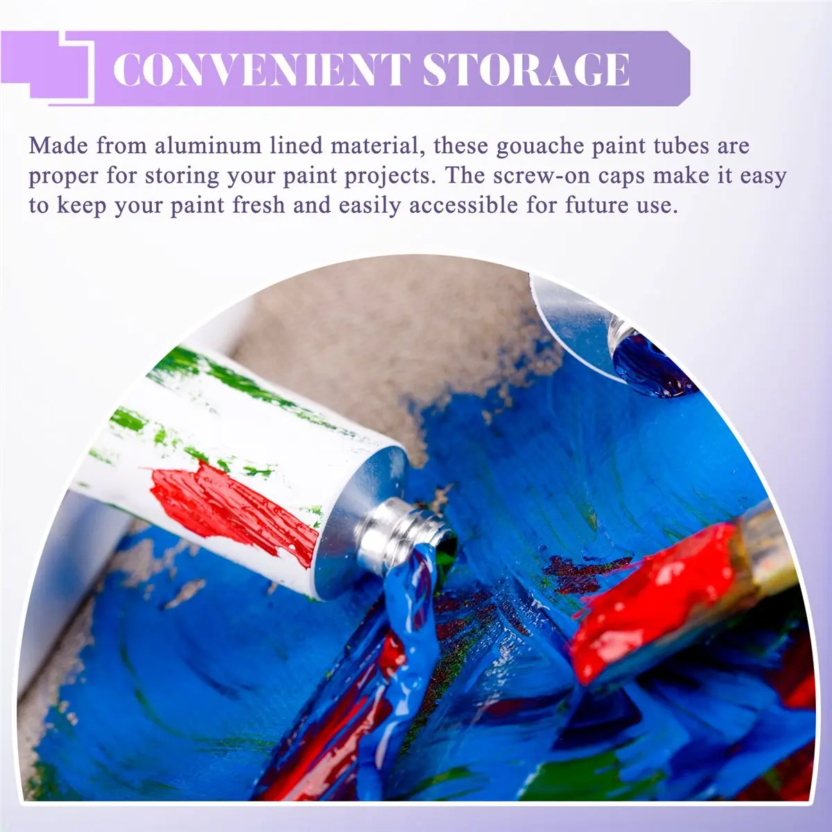 HOME USE-A 36Pcs Empty Aluminum Paint Tubes 20 Ml Blank Aluminum Tube Empty Toothpaste Paint Tubes for Oil Paint