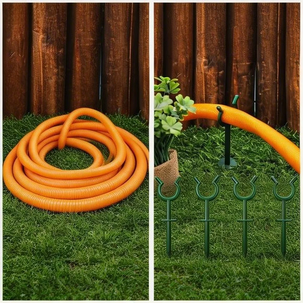 Garden Hose Holder Brackets Guide Holder Guide Stakes Support Spike Plant Tool Hose Guide Stake For Yard Watering