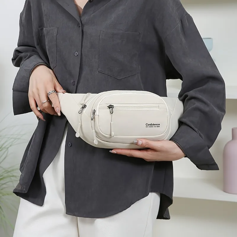 

1pcs Oxford Fabric Waist Fanny Pack Casual Crossbody Sling Bag for Daily Use
