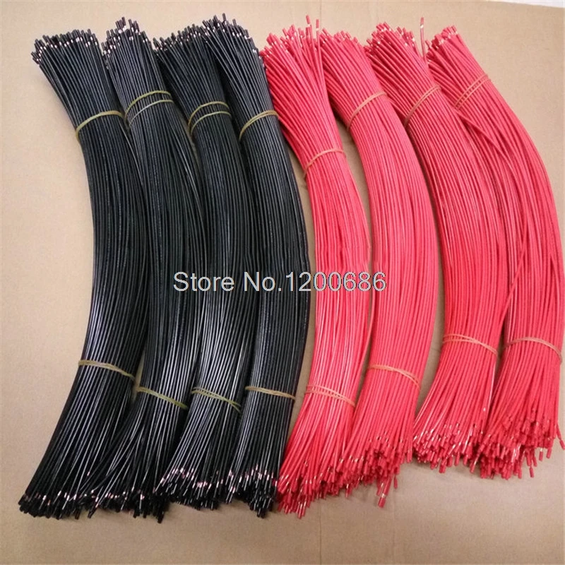 40CM 5 mm half strip off  UL1571#28AWG 7/0.12TS BLACK 20piece/lot  super flexible 28 AWG PVC insulated Wire Electric cable