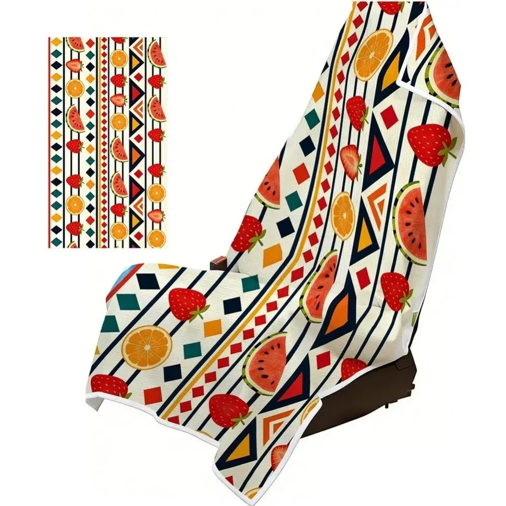 Comfortable Microfiber Car Seat Cover Water Absorbent Extra Large Beach Towel Soft Touch Warm Keep Swim Towel Beach Trip