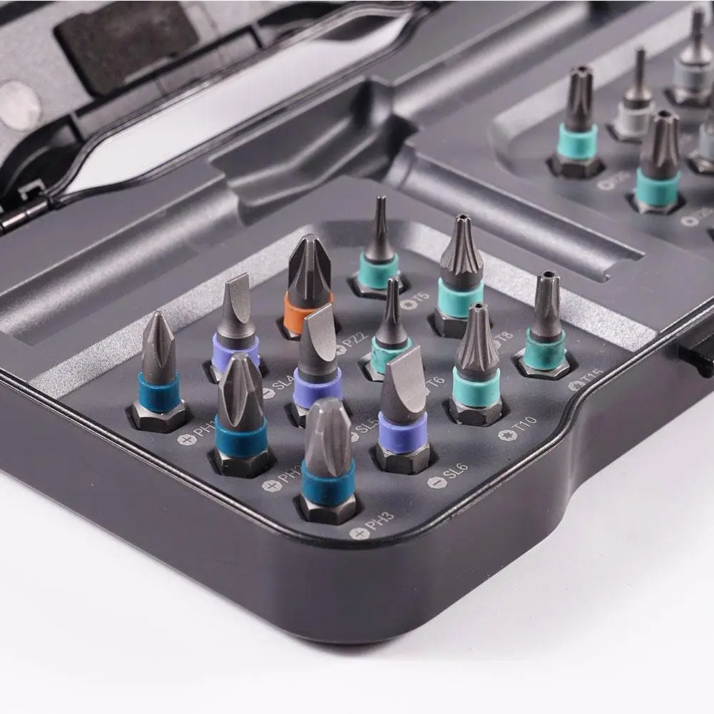 24 In 1 Multi-Purpose RATCHET ประแจไขควง RS1 แม่เหล็ก Bits ชุดเครื่องมือ ATuMan DIY ในครัวเรือนซ่อมเครื่องมือที่ถอดออกได้ T