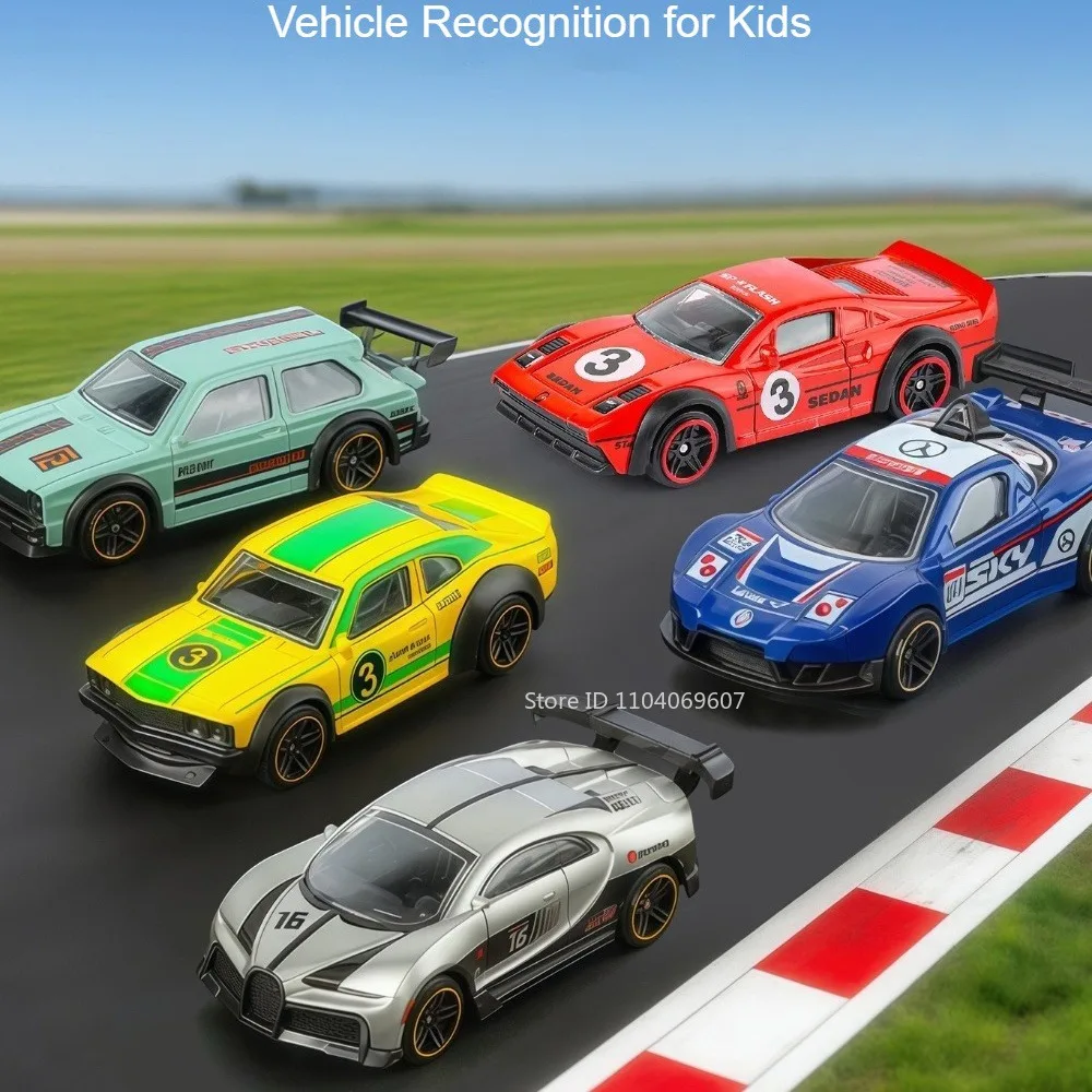 1:64 Series Model Toy Racing Cars Alloy Diecast Miniature Off-road Vehicles Slide Forward Simulation Sports Car Toys Ornaments
