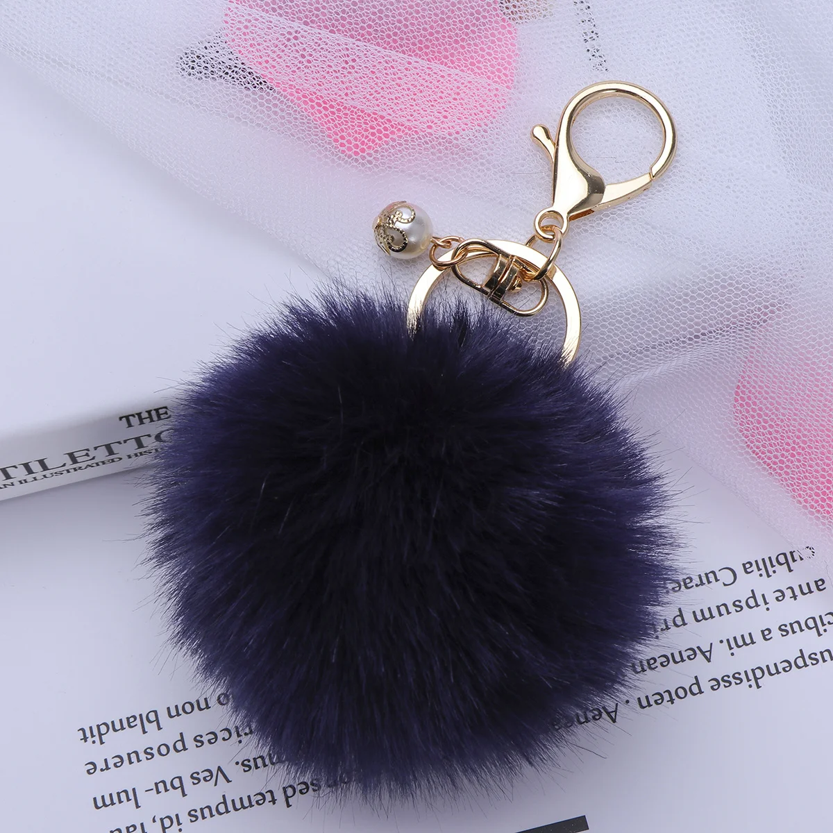 الصلبة البحرية بوم الكرة حلقة رئيسية سحر حقيبة قلادة سيارة زخرفة لينة مريحة الديكور الكرة كرات غامض #6