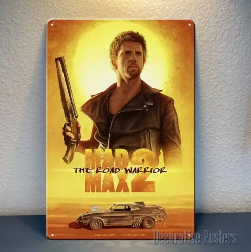 Affiche métallique du film Mad Max The Road Movie, plaque en métal 20x30cm en aluminium