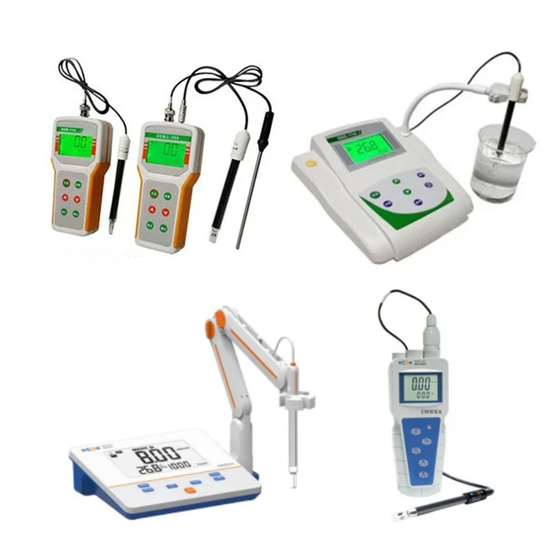 Water quality laboratory conductivity tester, water desktop TDS conductivity meter, portable seawater salinity