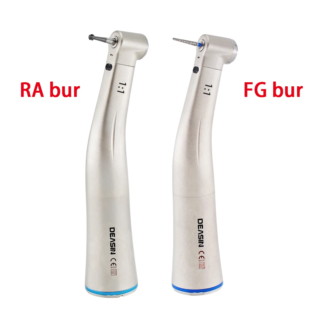 

Dental Contra Angle Handpiece 1:1 Fiber Optic Low Speed De-Max X25L Fit Electric Micromotor