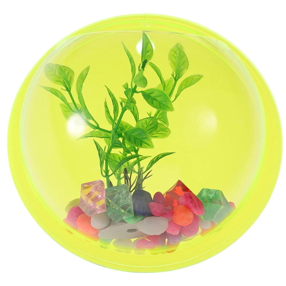 

Wall-Mounted Acrylic Vase Transparent Hydroponic Design for Home Office Decor Wall Planter Small Flower Vase for Centerpieces