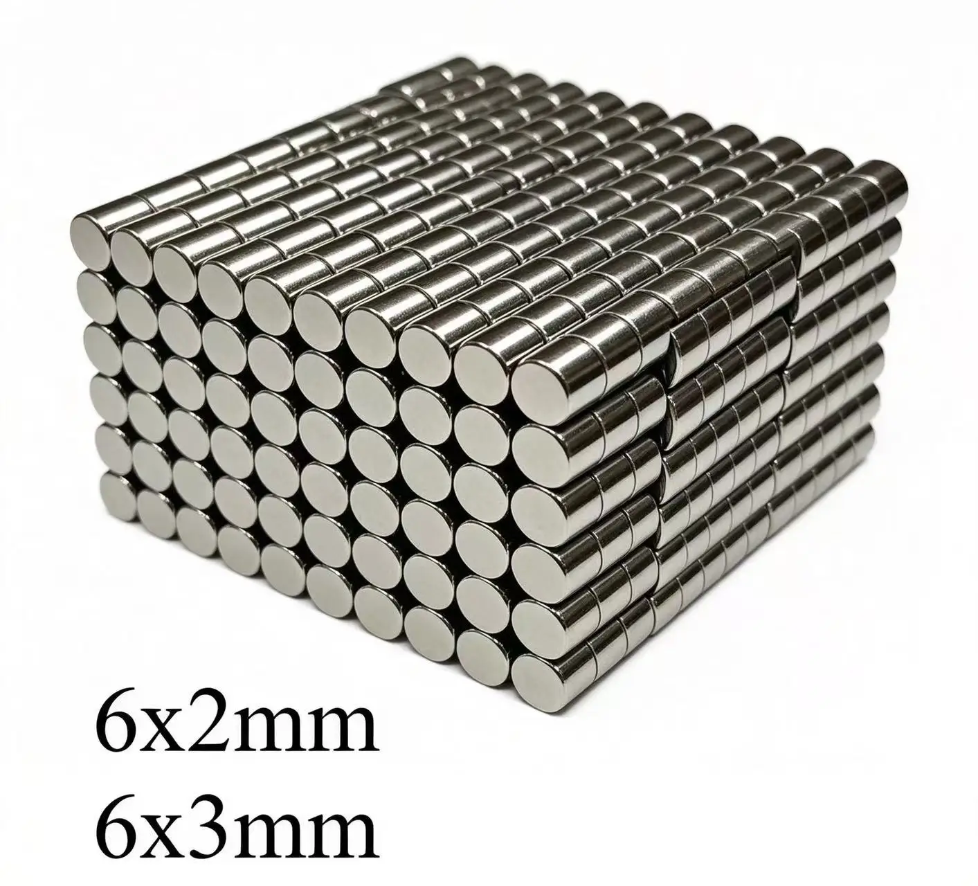 N35 6x2 6x3 6X4 Round Sheet Magnets N35 Neodymium Rare Earth Micro NdFeB Super Strong circle Powerful Magnet