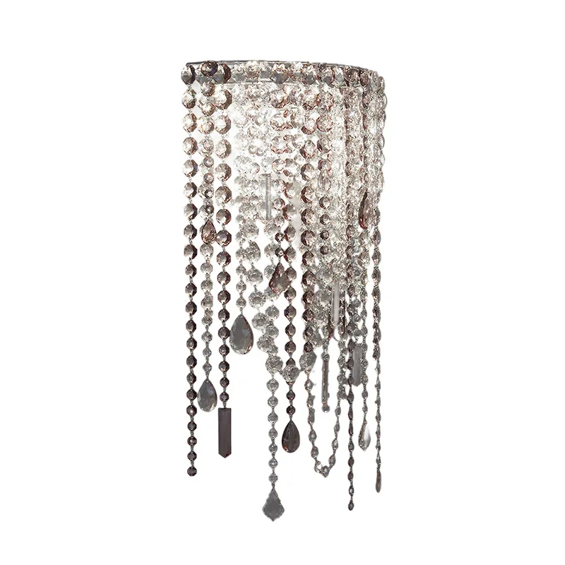 

Luxury crystal wall lamp master bedroom bedside living room sofa
