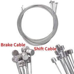 5pcs 2M MTB Bicycle Brake Line Stainless Steel Bike Inner Shift Brake Cable Bicycle Speed Line Fixed Gear Inner Cable Line Wire