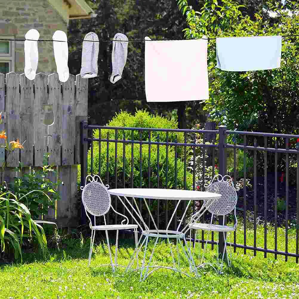 

Shower Clothes Line Retractable Outdoor Clothesline Apparel Lightweight Clothespin Bathroom Towel Rack Black Indoor Travel