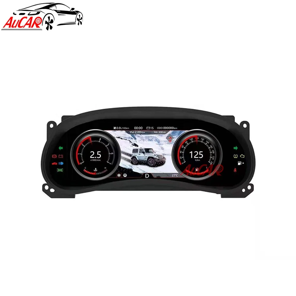 

AUCAR 12.3" 1GB+4GB Linux System Car LCD Cluster Instrument Panel Dashboard Display Screen For Jeep Wrangler 3 JK 2011-2017