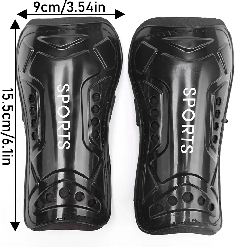 1 Pair Soccer Shinguards Football Protectors Pads Adult Kids Shinguards Light Sock Insert Board Training Legging Protective Gear