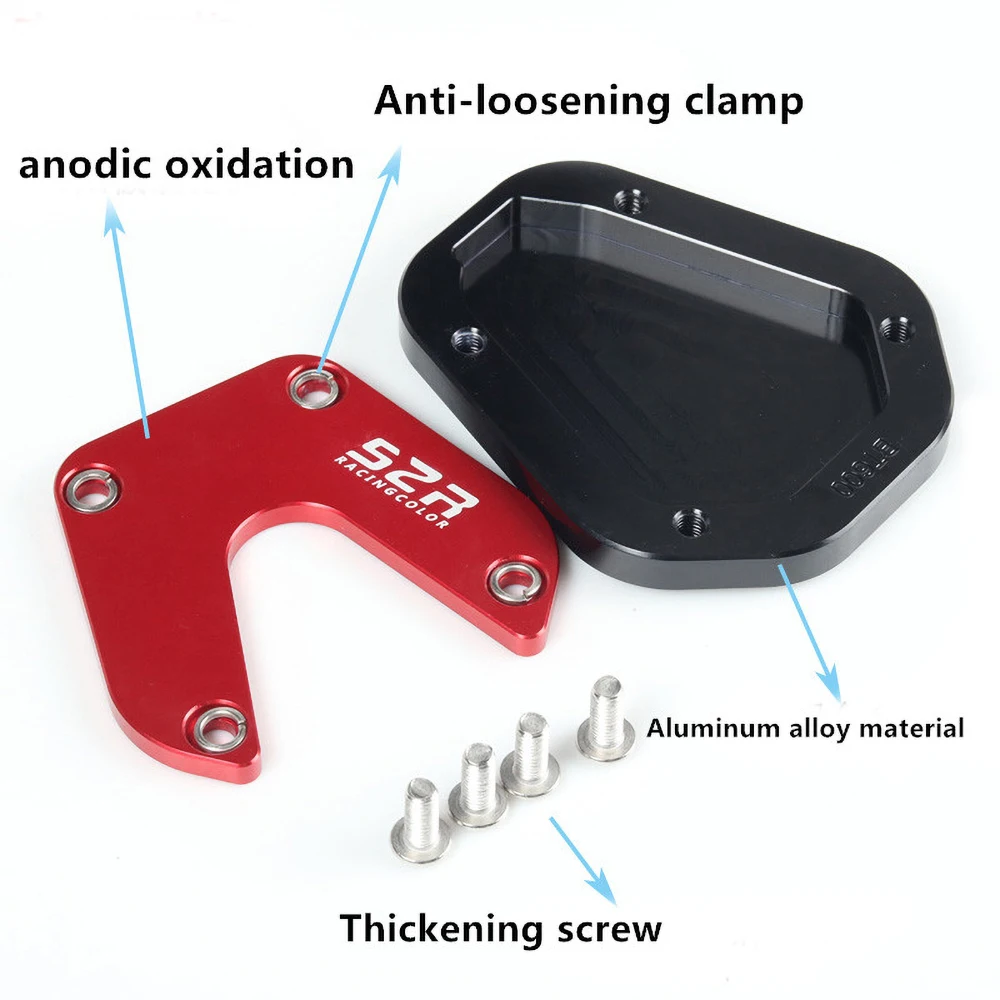 For Benelli TRK702X TRK702 X TRK 702X TRK 702 X Accessories Kickstand Foot Side Stand Extension Pad Enlarger Support Plate