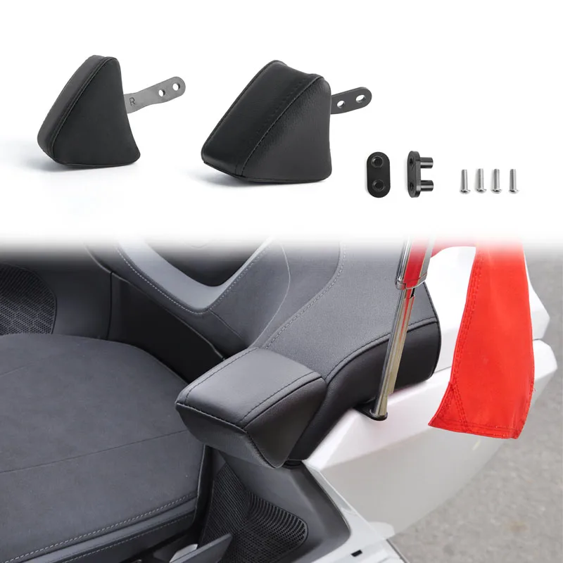 

Panical Rear Trunk Passenger Armrests Fixing Support Kit For Honda Gold Wing GL1800 Tour 2021-2023 Black