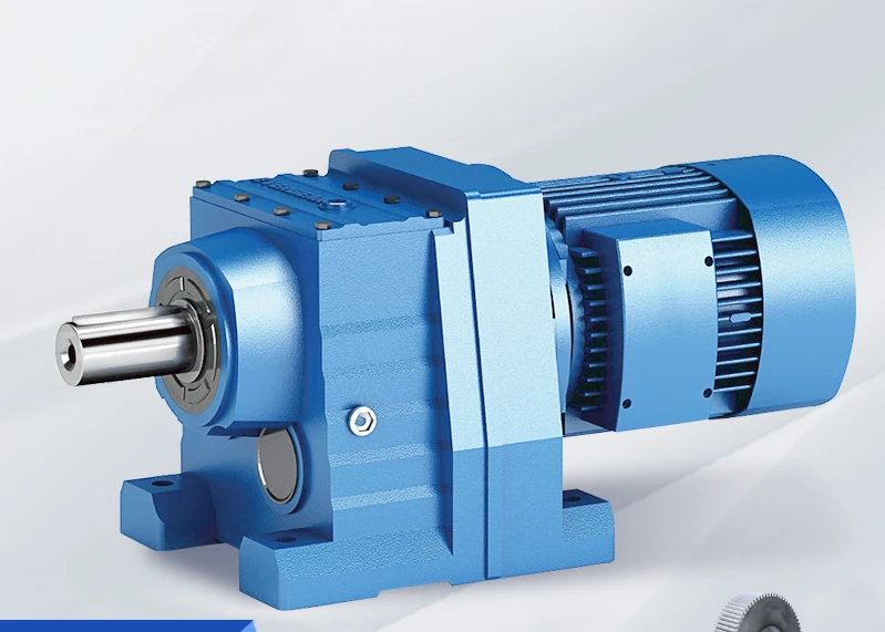 

S helical gear reducer hard tooth surface integrated transmission box accessories