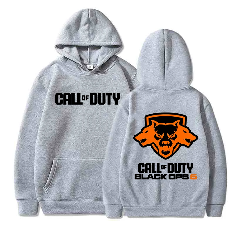 

New Call of Duty Black Ops 6 Graphic Hoodie Unisex Vintage Hooded Sweatshirt Men Women's Fashion Fleece Cool Hoodies Drawstring