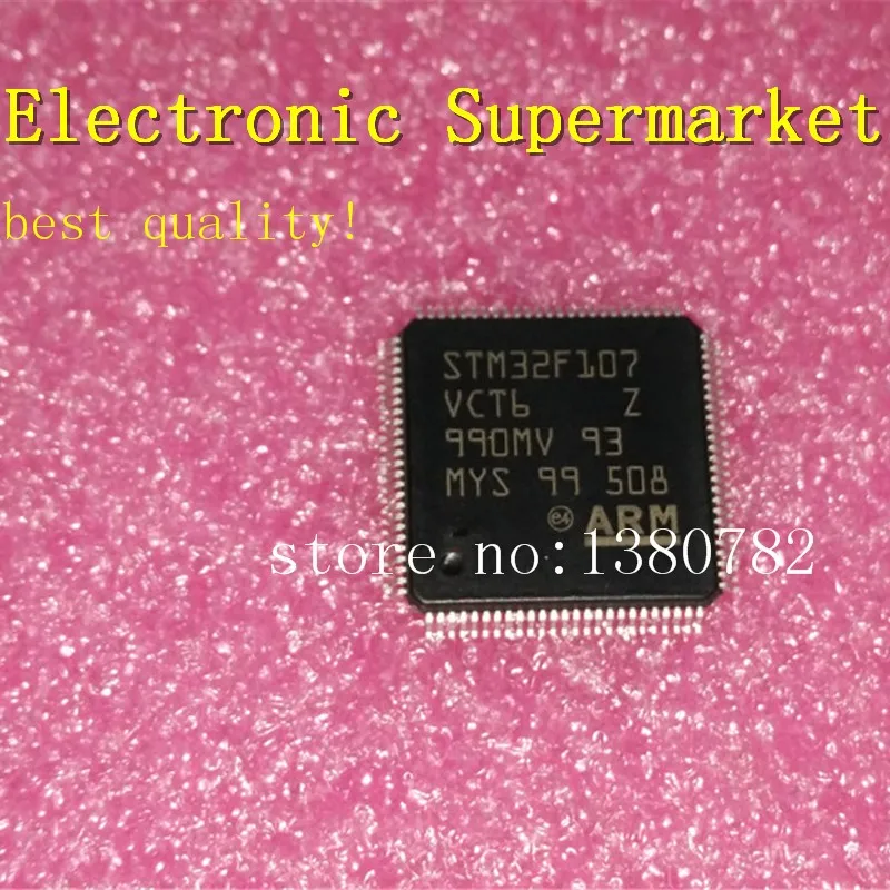 Free Shipping 5pcs-20pcs STM32F107VCT6 STM32F107 LQFP-100 New original IC In stock!