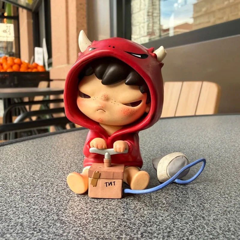 Popmart Hirono Mime Series 4th Gen Blind Box - Trendy Desktop Decorations Creative Collectible Toys & Gifts