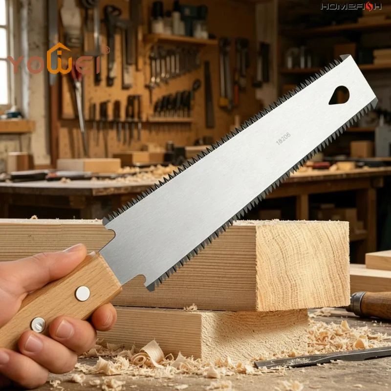 Latest Small Hand Saw Wood Handle Fast Cutting Sharp Blade For Woodwork DIY Home Repair Woodworking Tool
