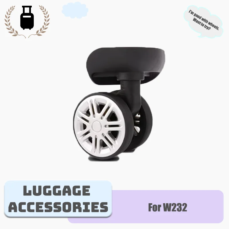 

For W232 Heavy-Duty Silent Swivel Casters 360° Smooth Rotation Wear-Resistant & Pressure-Resistant Luggage Replacement Parts