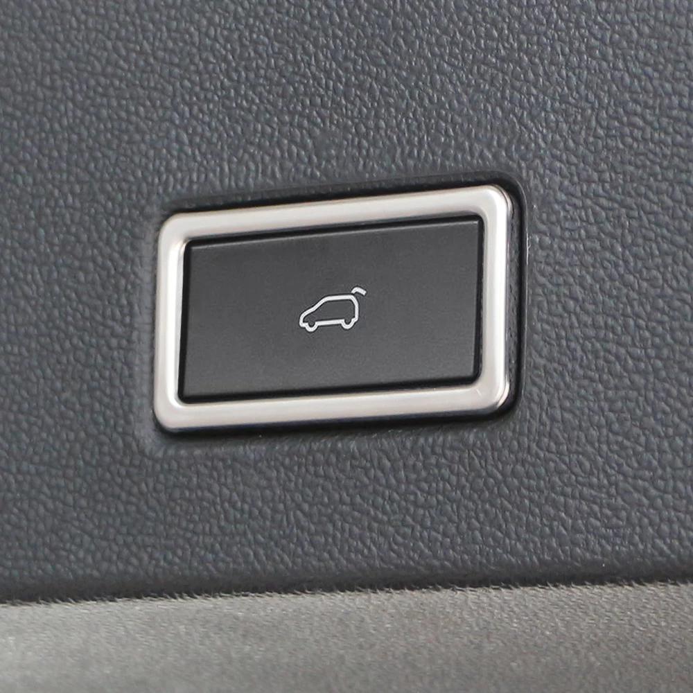 Car Trunk Button Cover Sticker for Volkswagen VW Passat 2019+ Troc 2018+ Tiguan L 2017-2022 Tayron 2018+ Viloran 2020 Accessory view 2