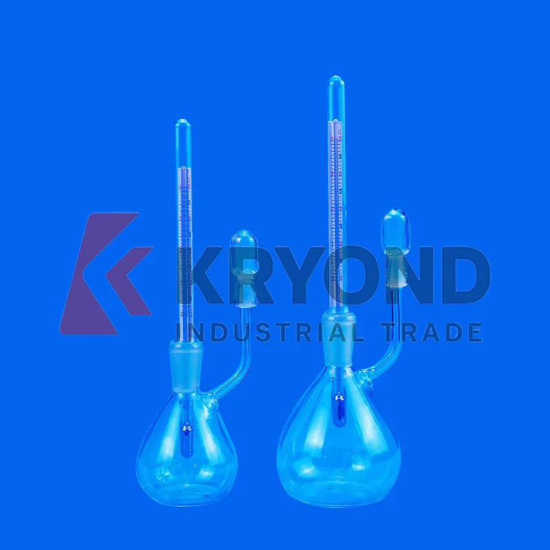 Glass Thermometer Specific Gravity Bottle 25/50ml Pycnometer Science Labware Medical Original Product