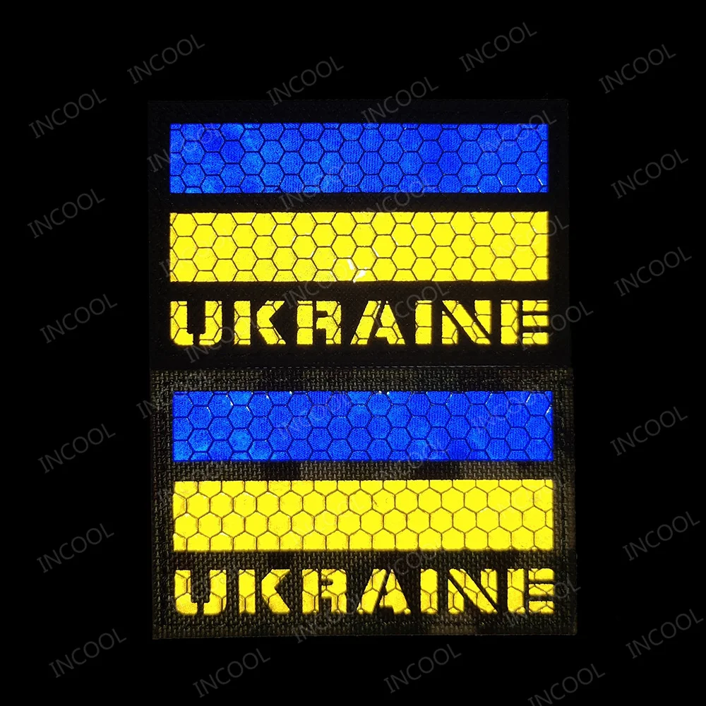 Parche táctico bordado Francotirador Ucraniano reflectante – Tipo Chevron - imagen 4