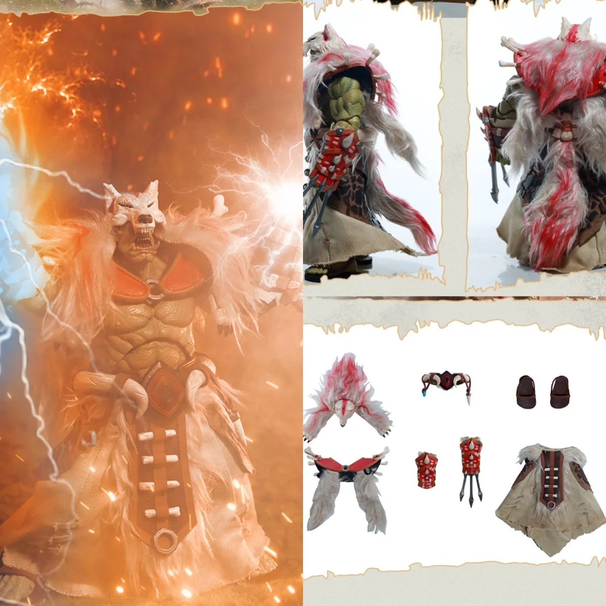 

1/12 Male Soldier Metytoyz World Warcraft Orc Mage Defence Ancient Bloodseeker Accessories For 6inch Action Figure Model Toys