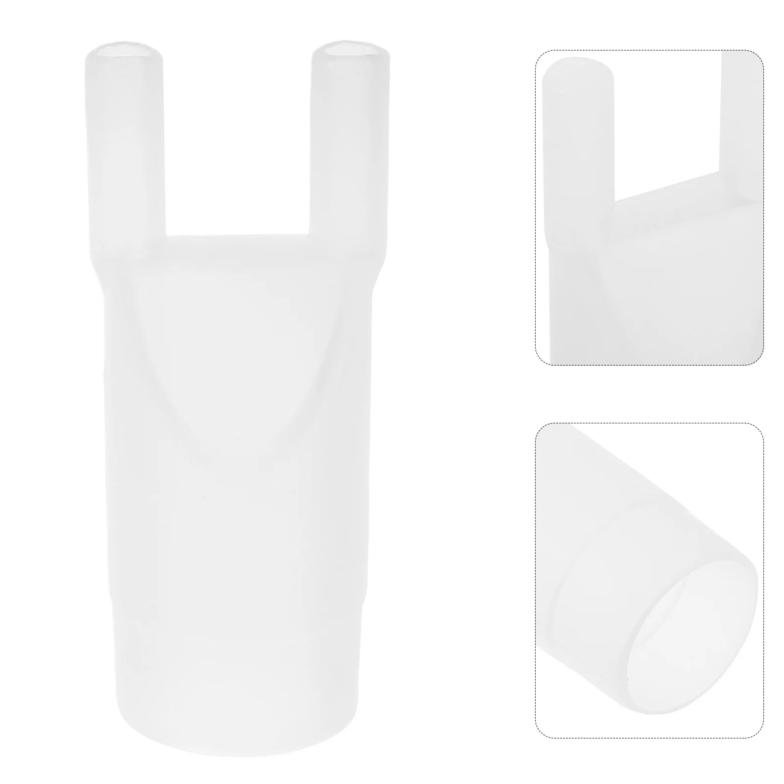 

100pcs Nasal Tube Part Transparent Plastic Breathing Kits Home Use Efficient Atomization Adult