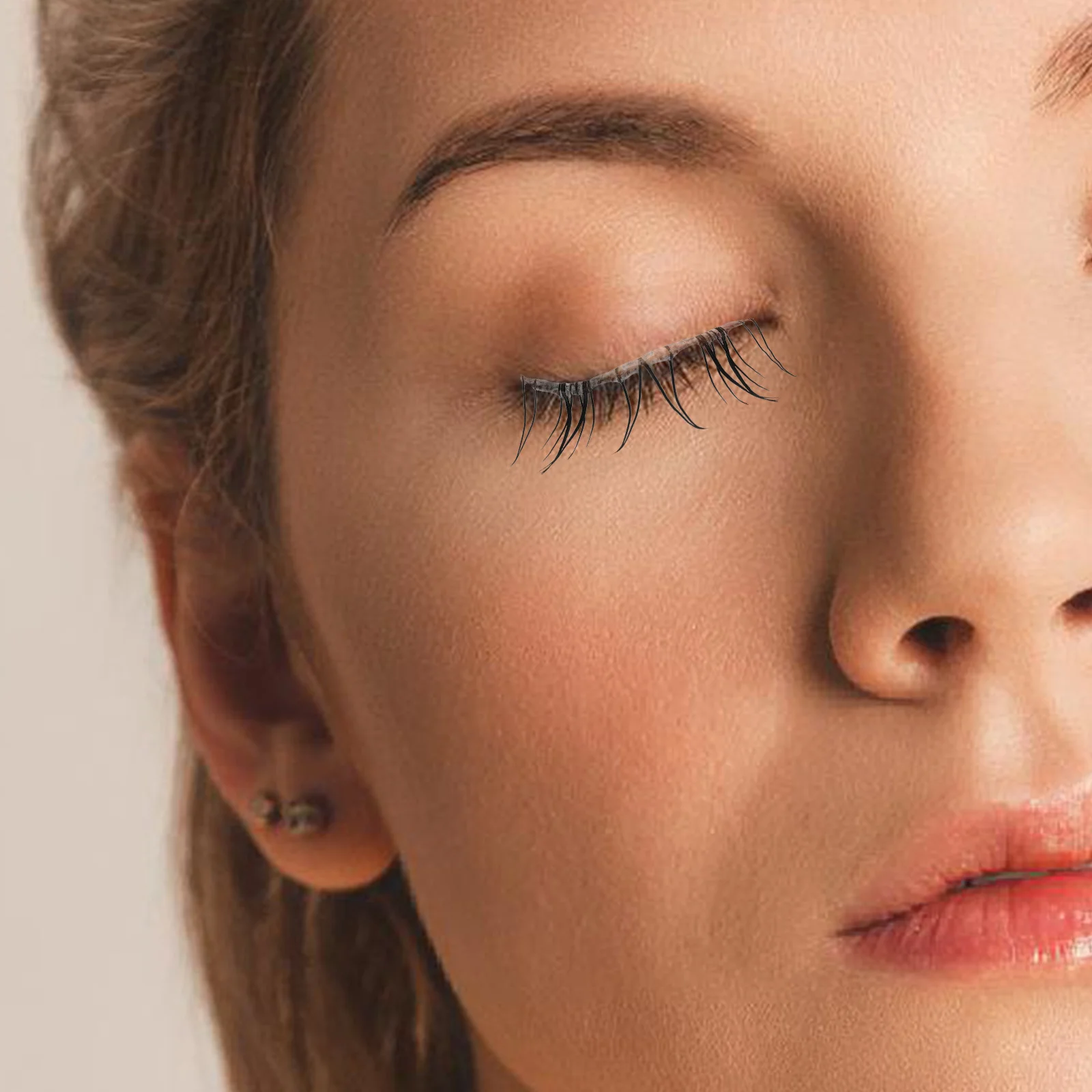 

1 Box Fiber Lash Cluster Eyelash Extensions Kit Curl Lash Strip Fake Lashes DIY Compact False Eyelashes Makeup Eye Decoration