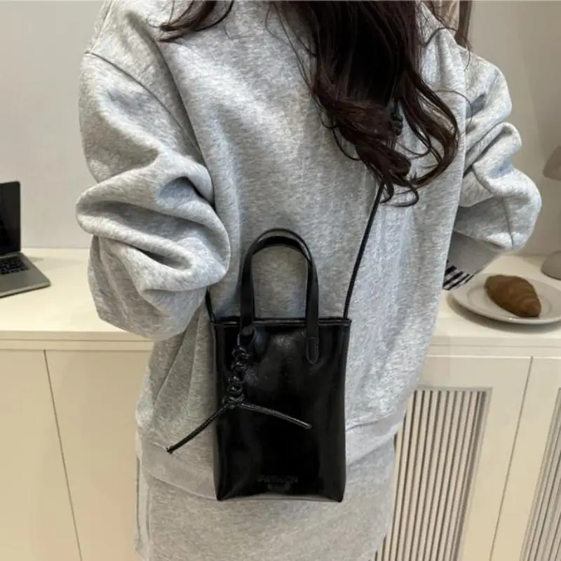 

Women PU Leather Small Crossbody Bag Phone Lightweight Fashion Shoulder Ladies Travel Purse Mini Simple Retro Handbags